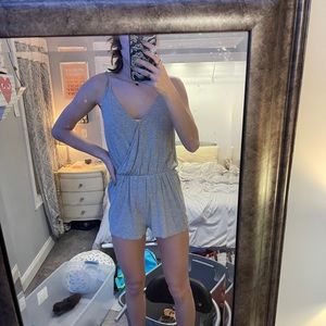 Gray romper